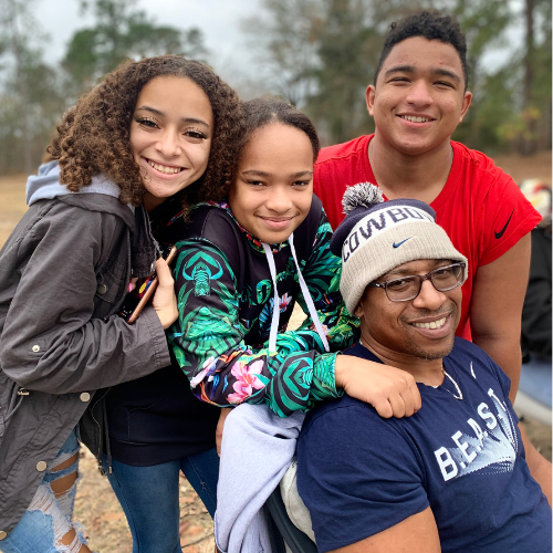 Happy family portrait