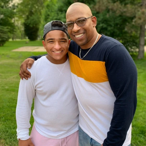 Father and son bonding